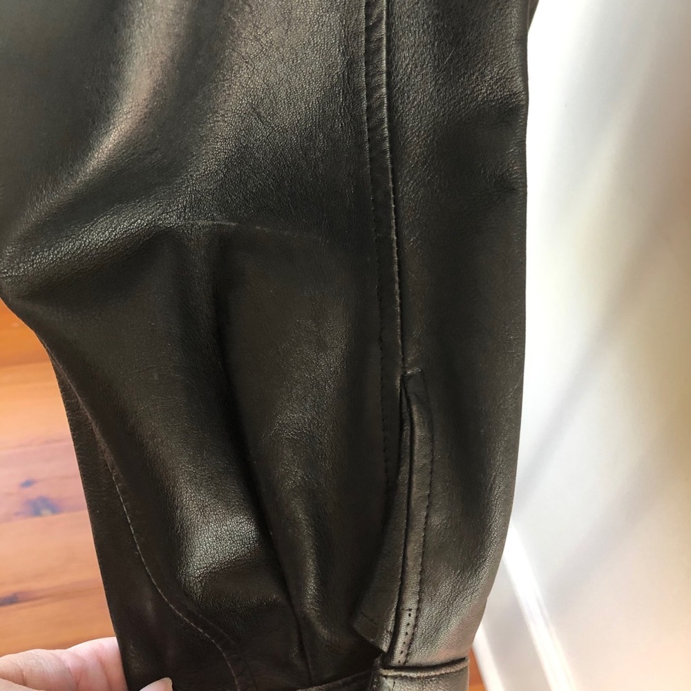 Men’s Bally Leather Bomber Jacket - Picture 6 of 12